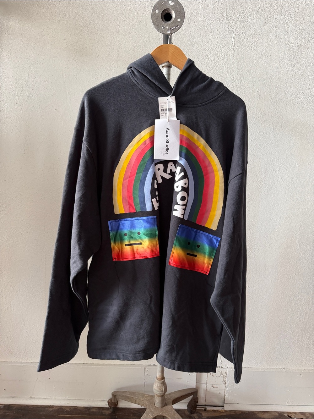 Nwt Acne Studios The Rainbow Hoodie Size Small